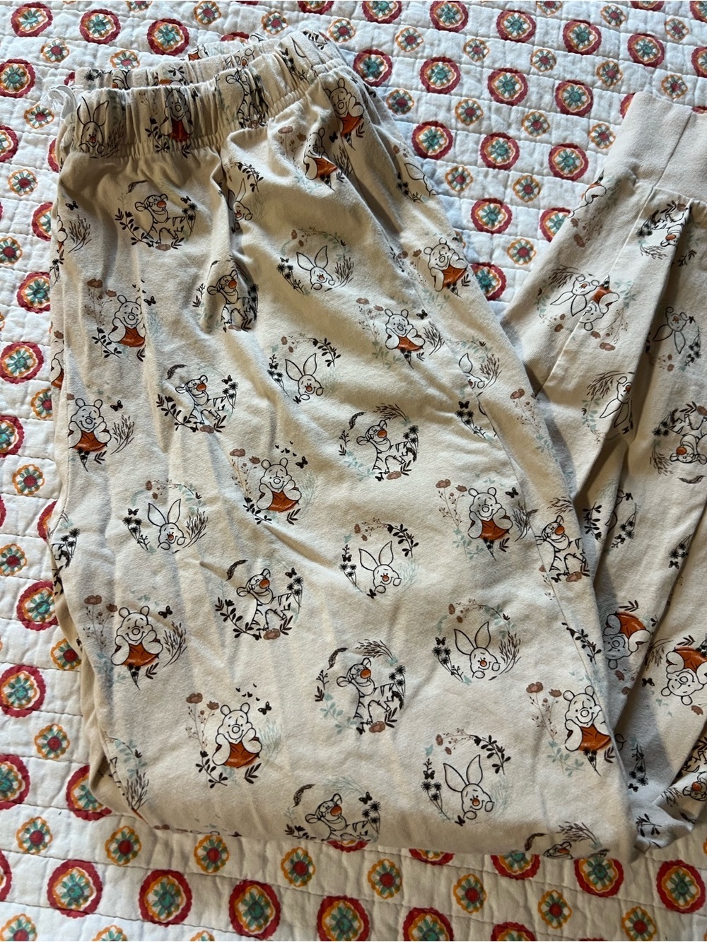 Official Disney Parks Winnie the Pooh Pajama Jogger Pants size Medium - Picture 2 of 7